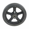 Vestil Mold on Rubber Wheel 8x2 Black WHL-MR-8X2